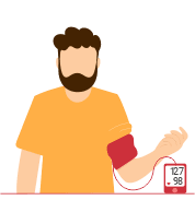 Reduction in high blood pressure